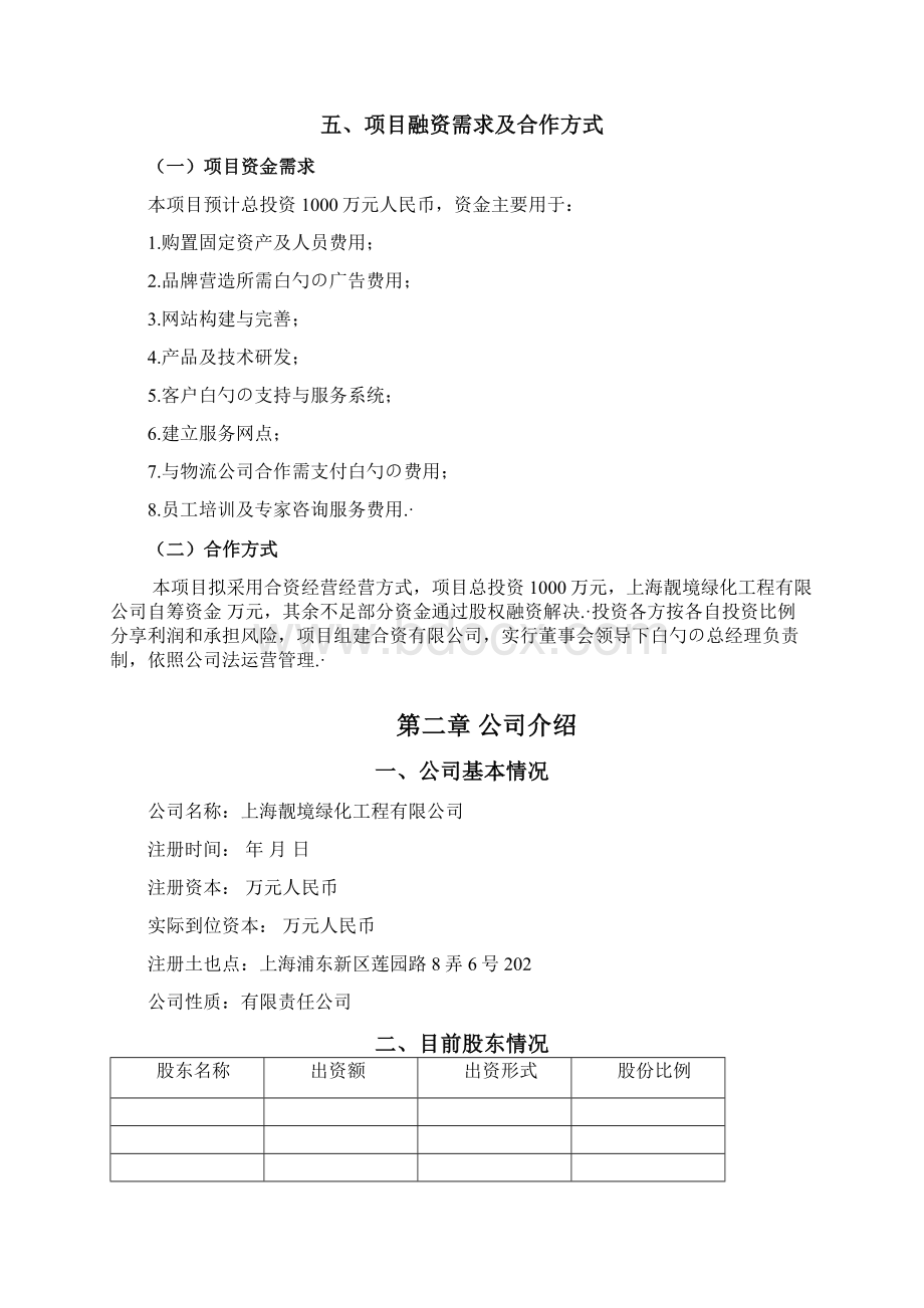 户外休闲用品B2B2C网站平台建设项目商业计划书.docx_第2页