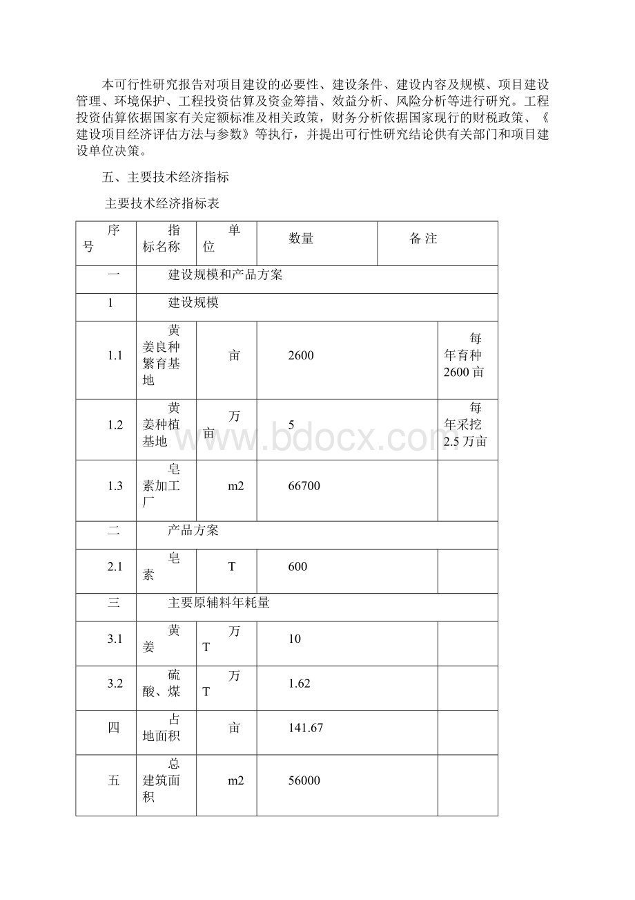 五万亩黄姜种植基地暨年加工600吨皂素产业化项目可行性研究报告.docx_第3页