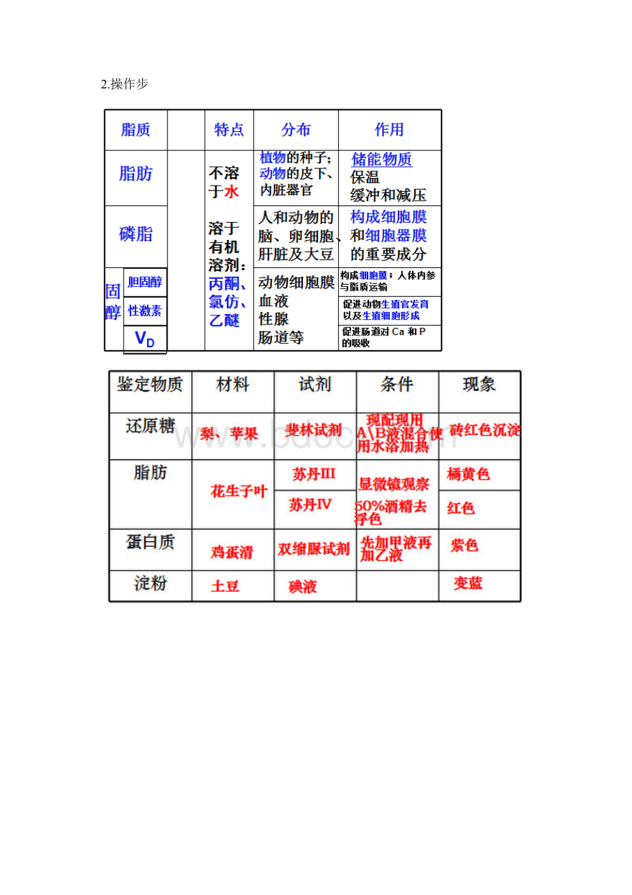 人教版高中生物必修1重要知识点详解.docx_第2页