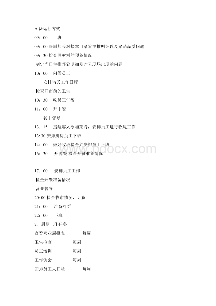 餐饮店长岗位职责全Word文档下载推荐.docx_第2页