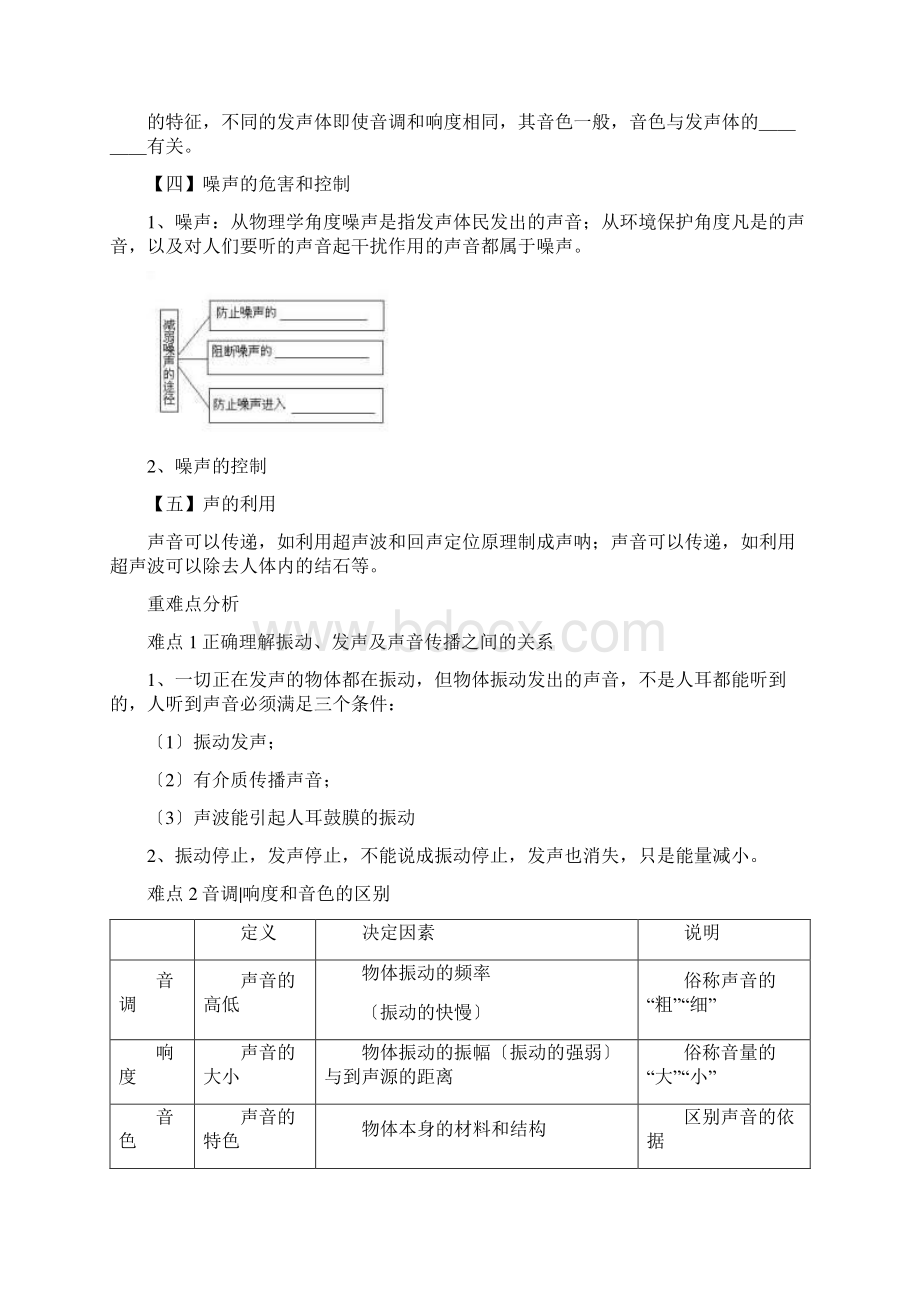 中考物理二轮练习教学案声现象docWord下载.docx_第2页