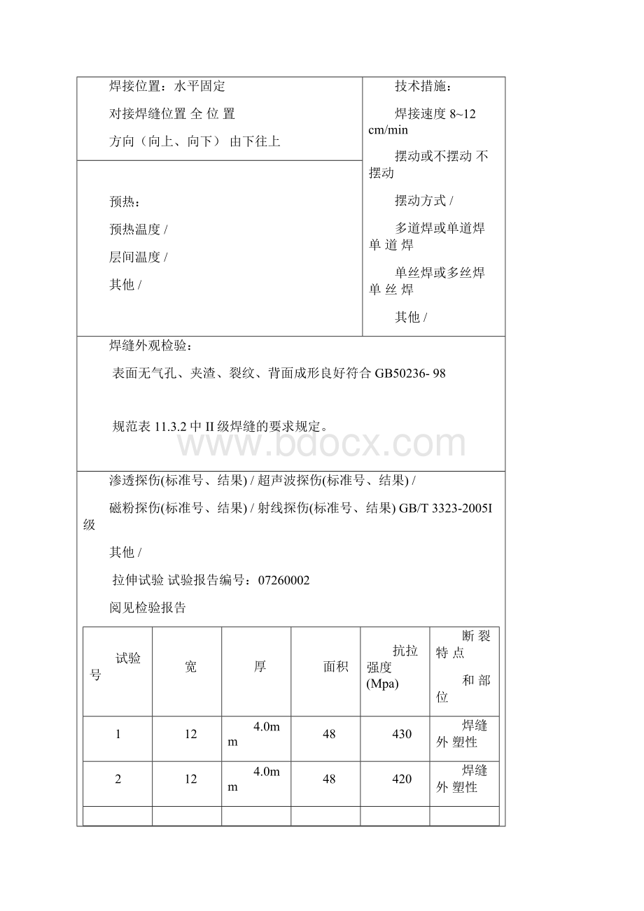 压力管道焊接工艺评定报告.docx_第2页