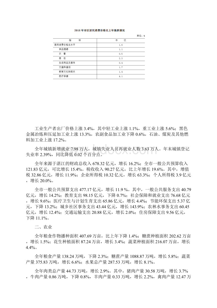 湛江市国民经济和社会发展统计公报文档格式.docx_第3页