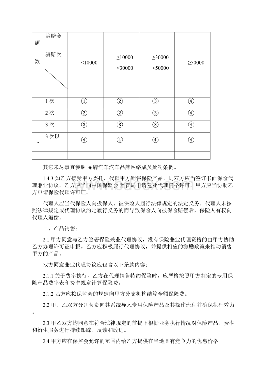 汽车渠道点对点合作协议范本0603.docx_第3页