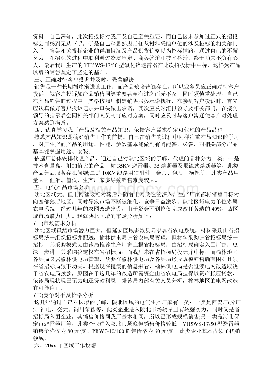 业务员年终总结精彩篇Word格式文档下载.docx_第2页