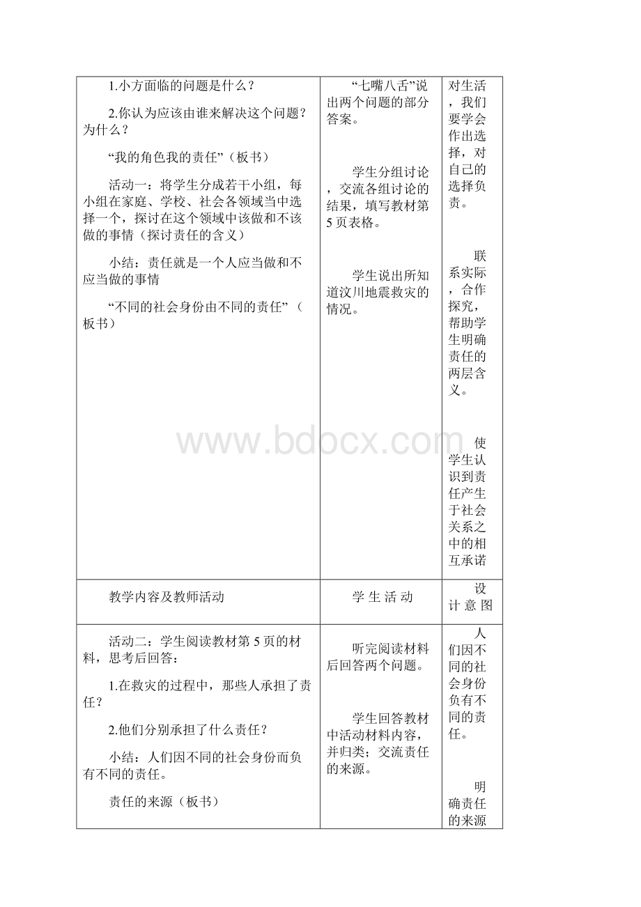 人教版初中九年级政治全部教案Word格式.docx_第2页