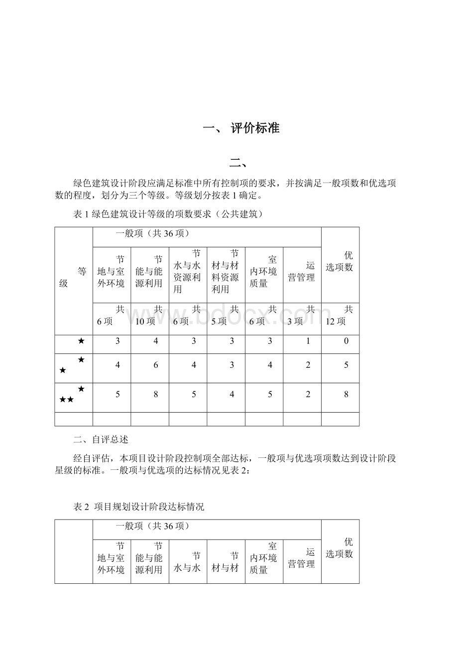 绿色建筑设计自评估报告参考样式.docx_第2页