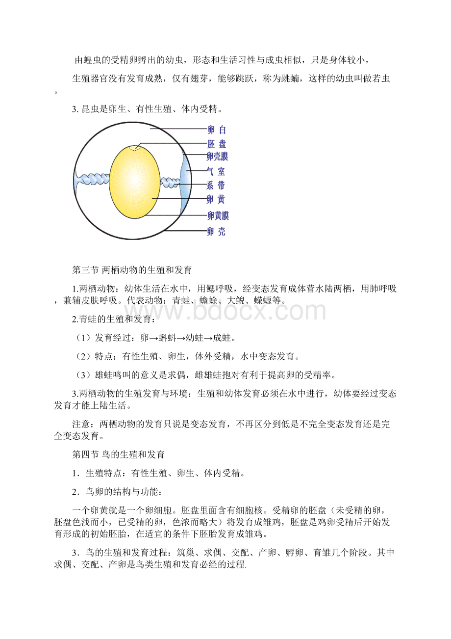 最新人教版八年级生物下册知识点归纳汇总.docx_第2页