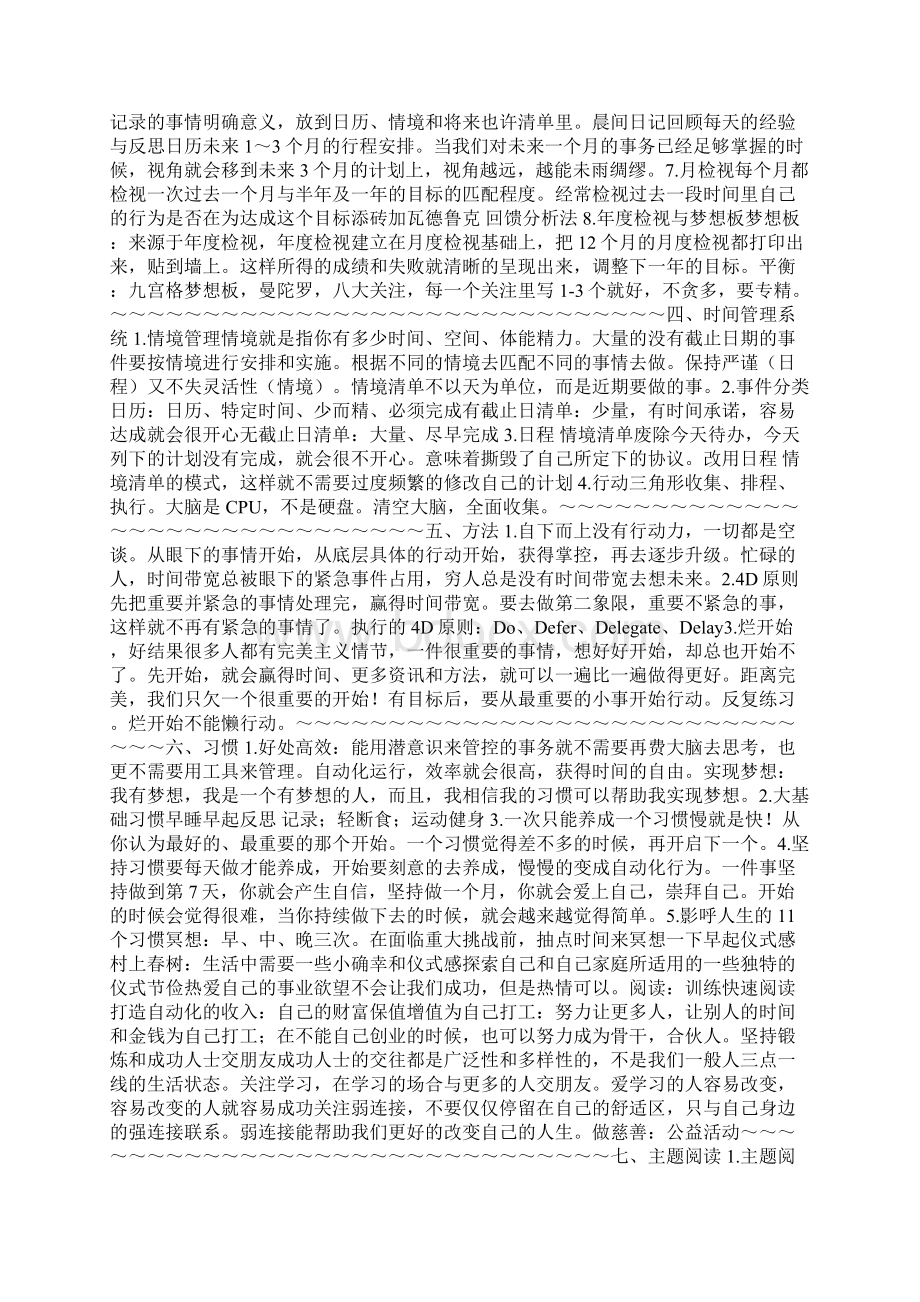 易效能时间管理100讲浓缩精华Word文档下载推荐.docx_第2页