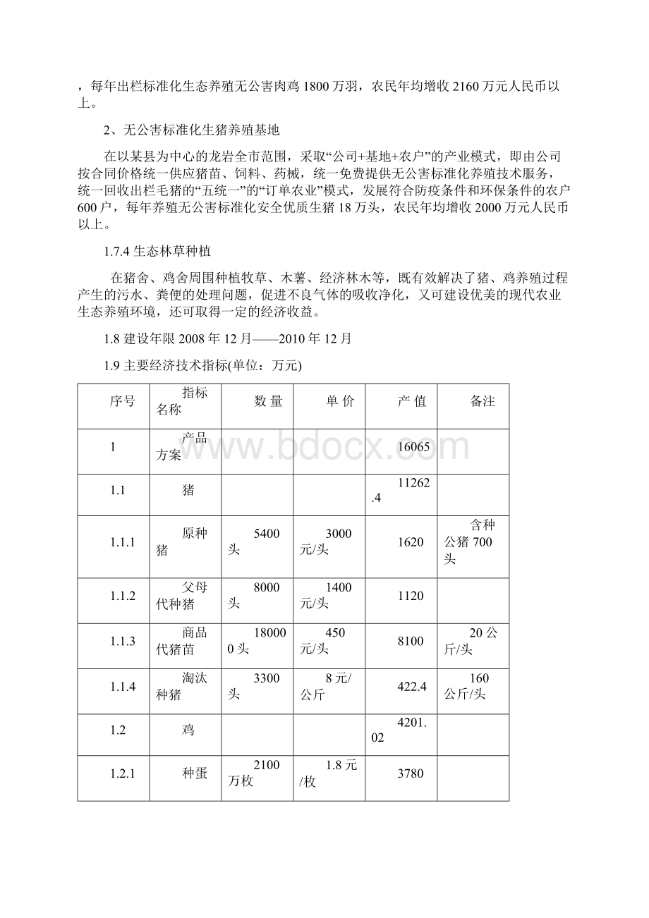 现代农业生态养殖示范园可行性研究报告.docx_第3页