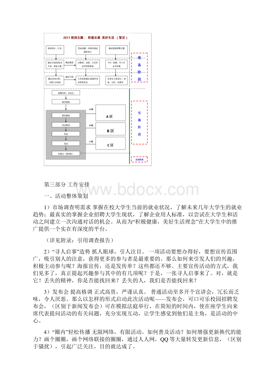 可口可乐校园招聘 策划书.docx_第2页