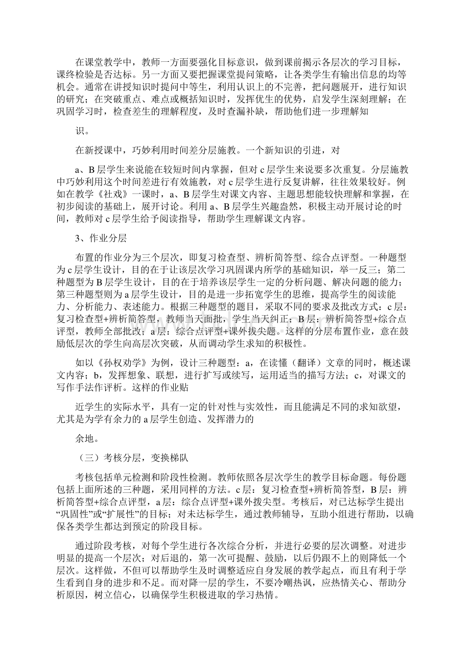 语文分层教学总结.docx_第2页