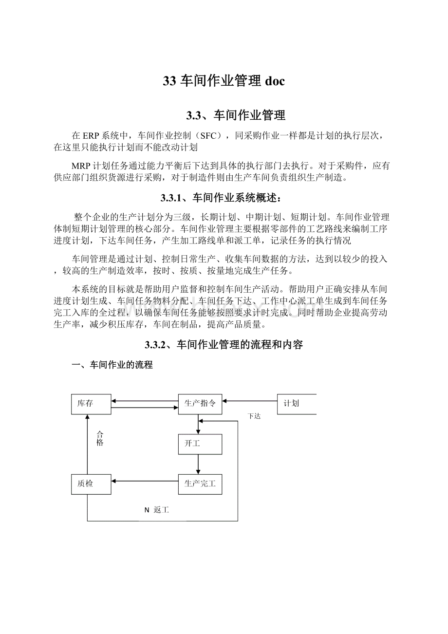 33车间作业管理doc.docx