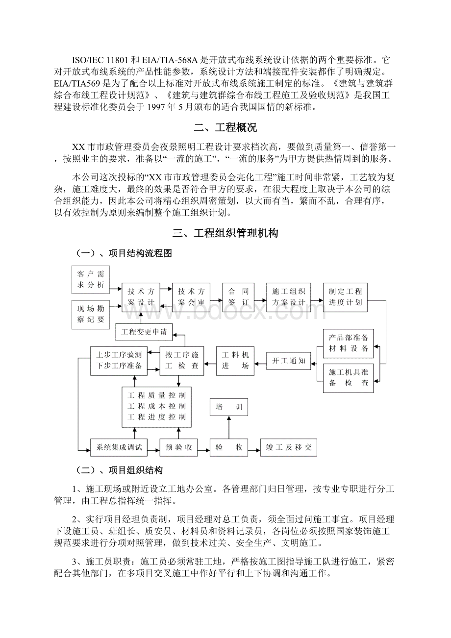 XX亮化工程施工组织方案.docx_第2页