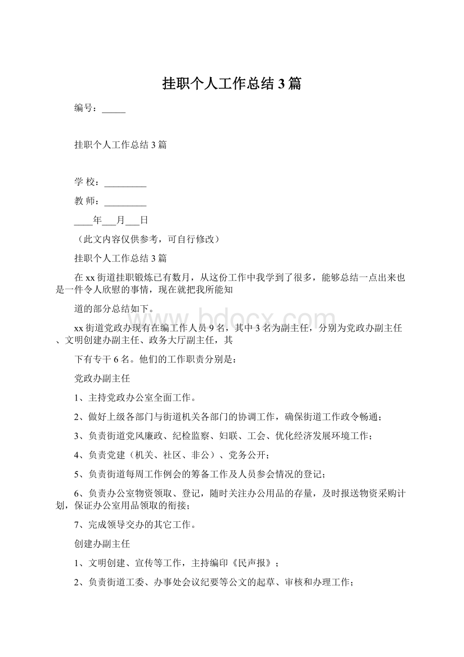 挂职个人工作总结3篇.docx