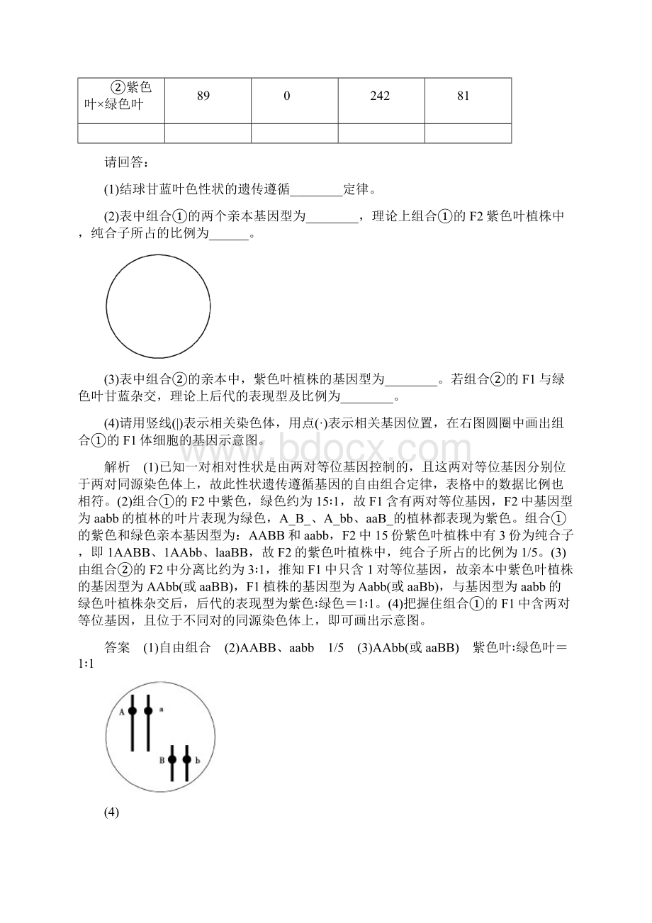 高考第一轮复习生物第五单元第17讲.docx_第3页