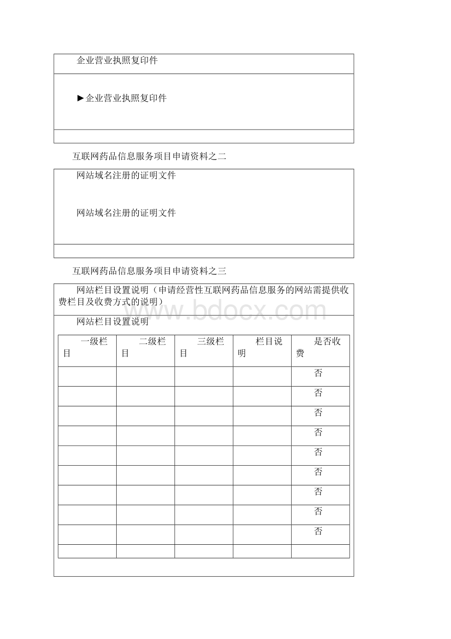 互联网药品信息服务项目申请资料汇总doc 11页.docx_第2页