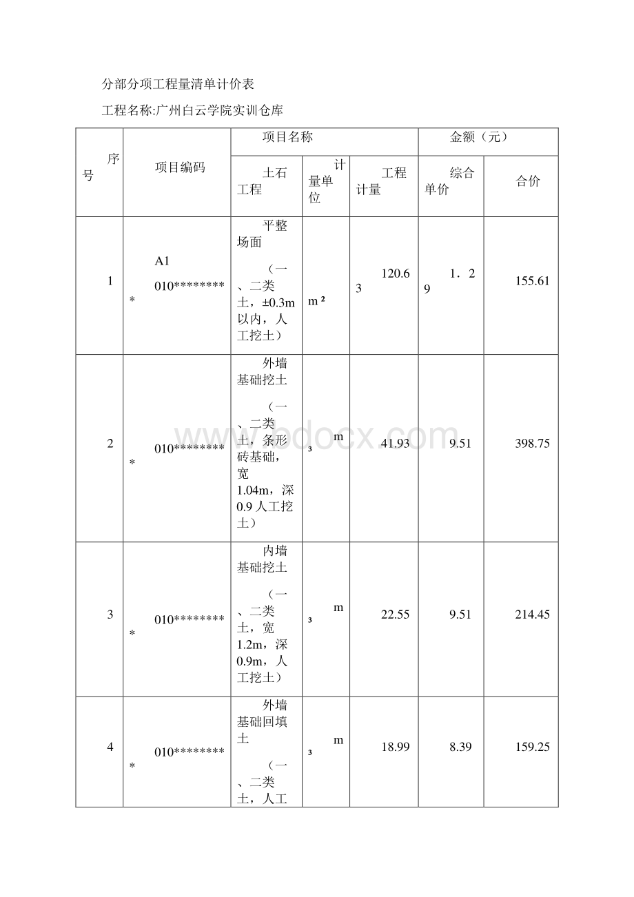 建筑工程预算书Word文档下载推荐.docx_第2页