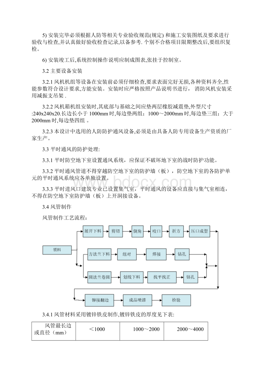 人防通风系统安装工程施工方案.docx_第3页