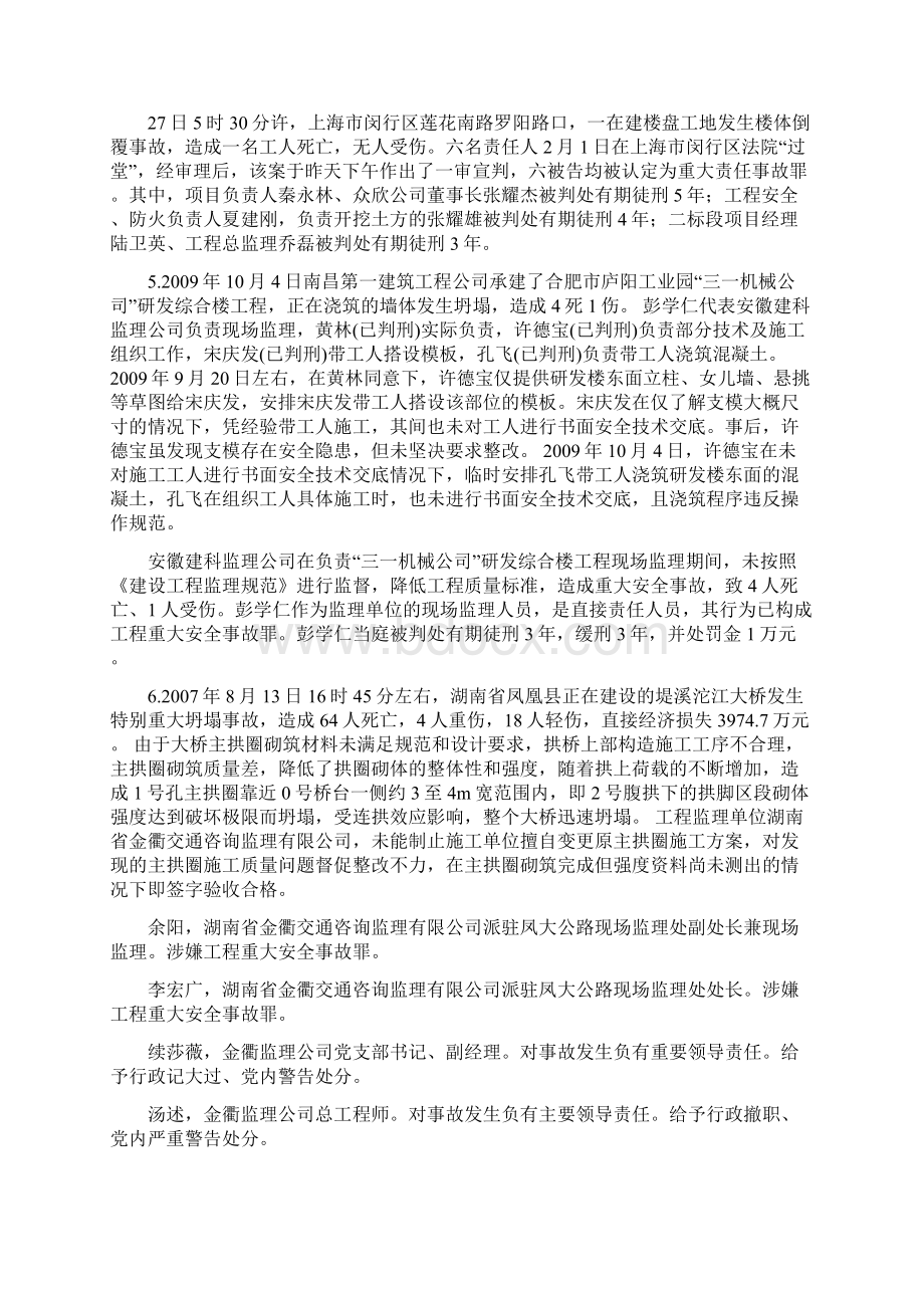 监理因安全事故被处罚的案例Word文档下载推荐.docx_第2页