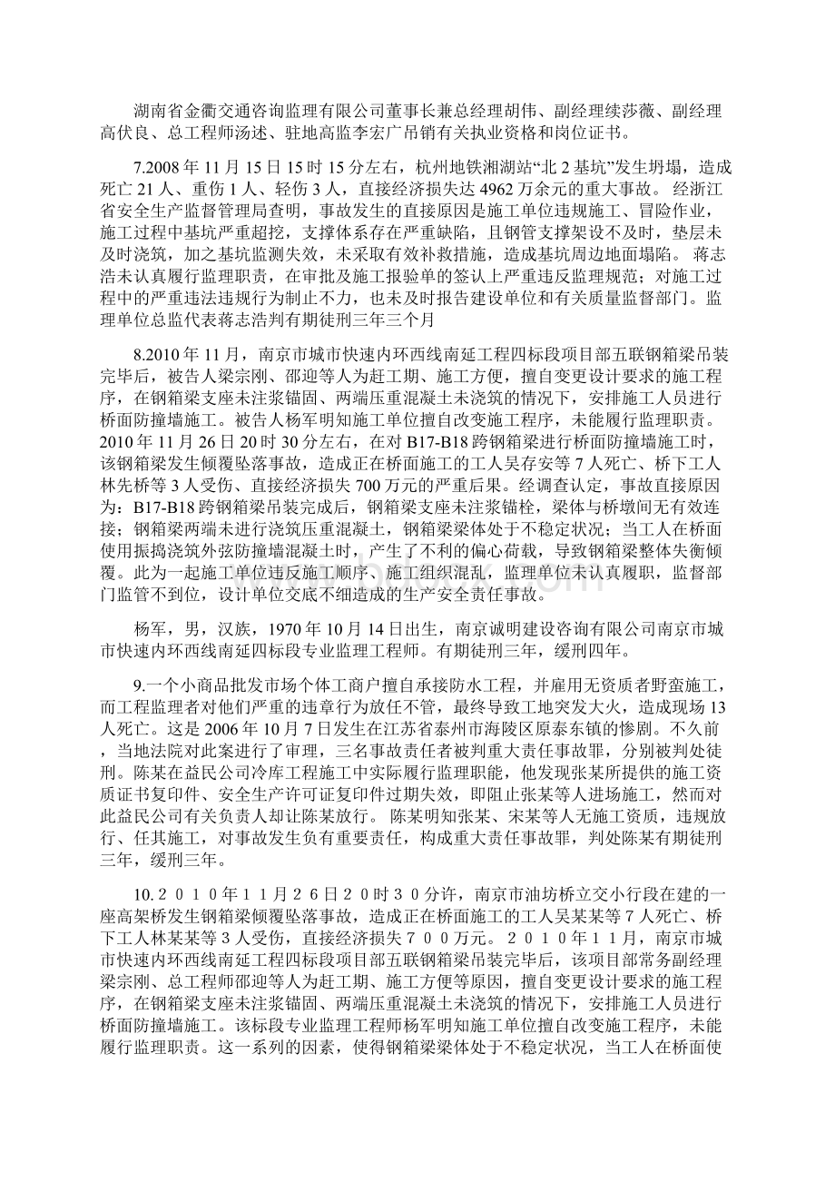 监理因安全事故被处罚的案例Word文档下载推荐.docx_第3页