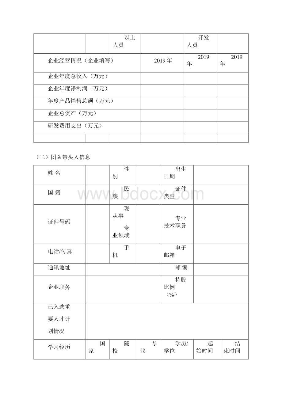 岳阳市科技创新创业人才团队申报书word资料11页.docx_第3页