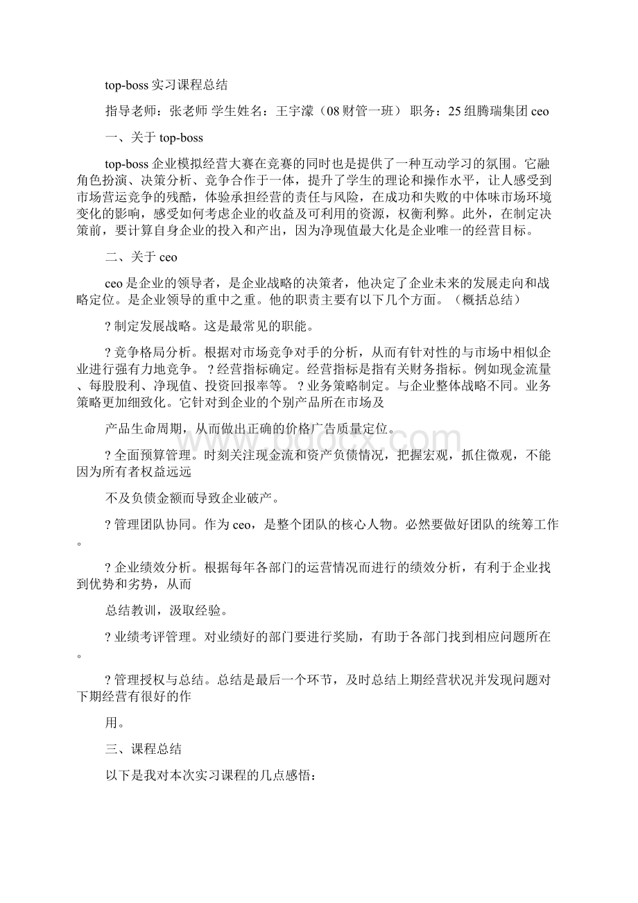 TOPBOSS实习心得体会.docx_第2页