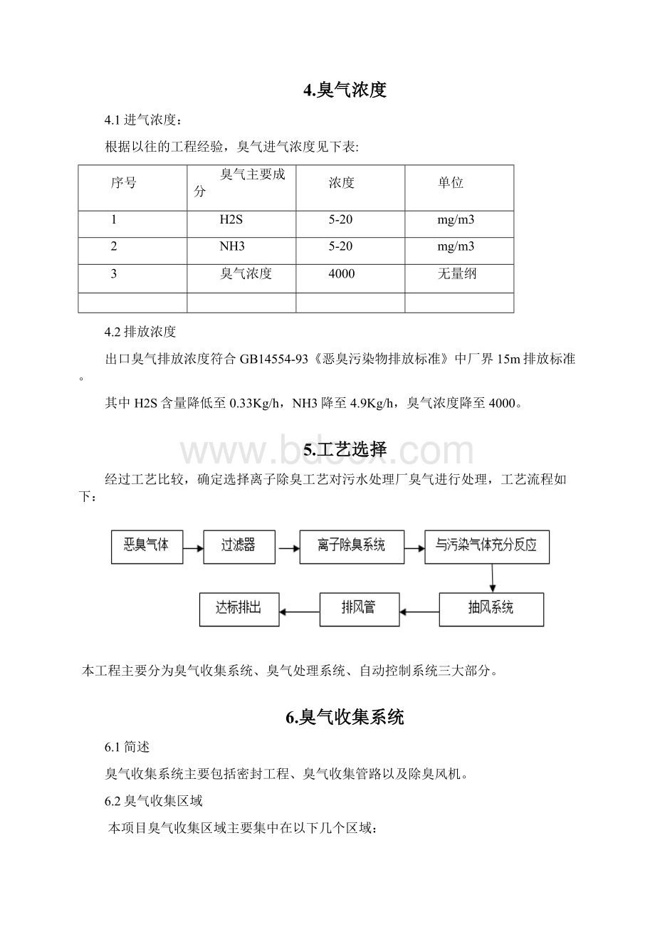 污水厂离子除臭技术方案设计.docx_第3页