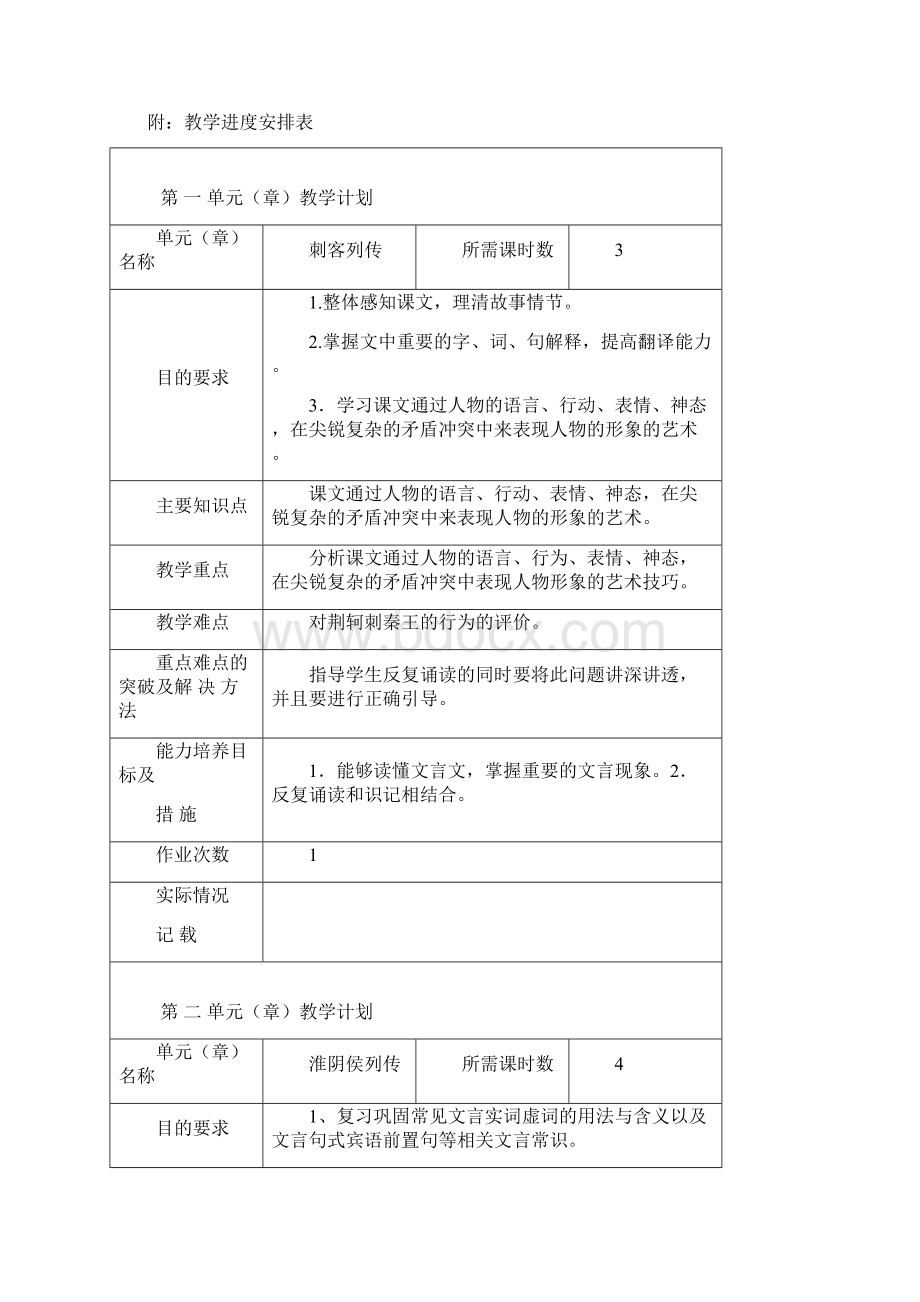 学年高二语文备课组教学计划.docx_第3页