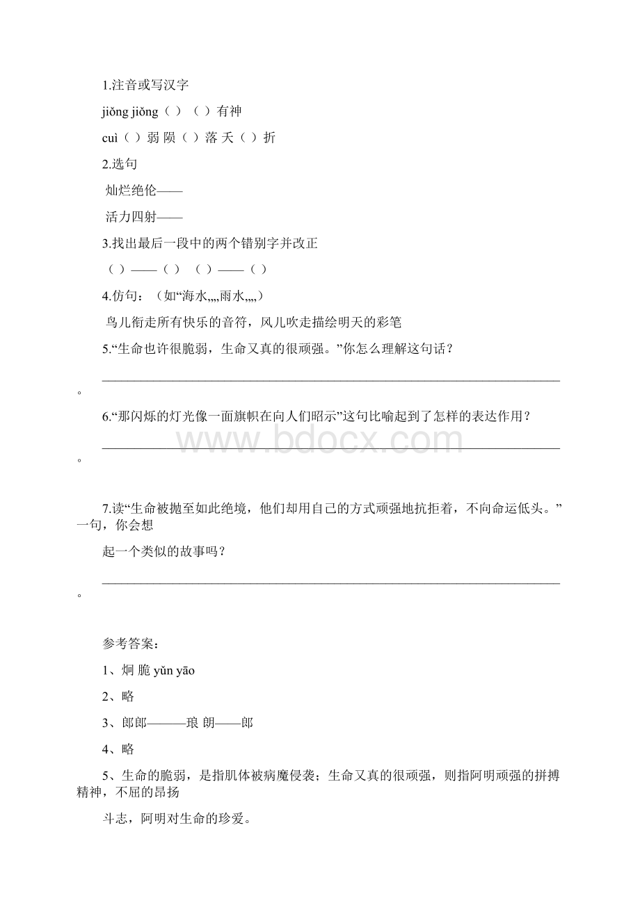 55555 小升初语文阅读理解精编习题12套1.docx_第2页