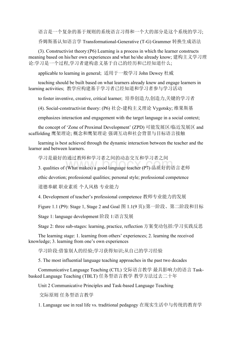 英语课程教学论考试重点Word文件下载.docx_第2页