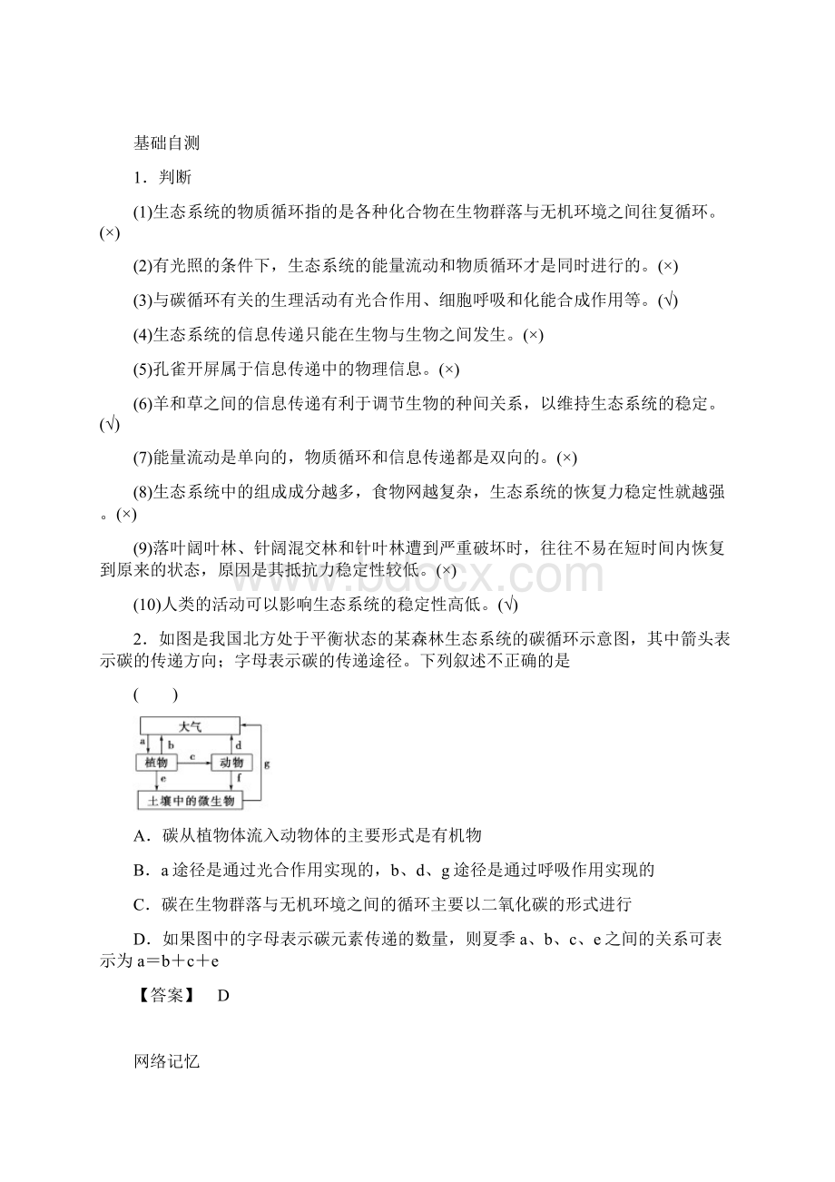 生态系统的物质循环信息传递及稳定性Word文档格式.docx_第3页