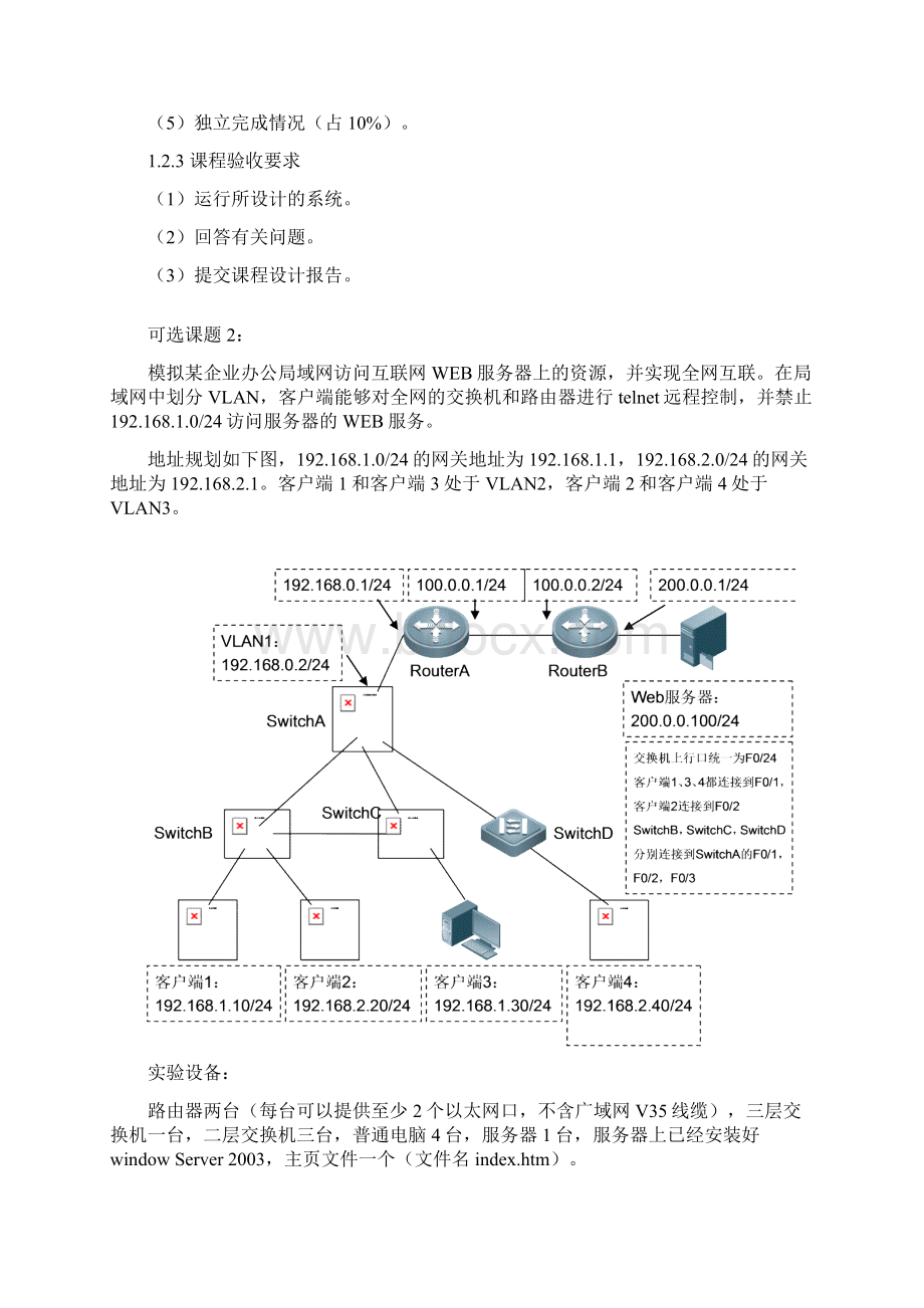 网络实训任务书Word格式文档下载.docx_第3页