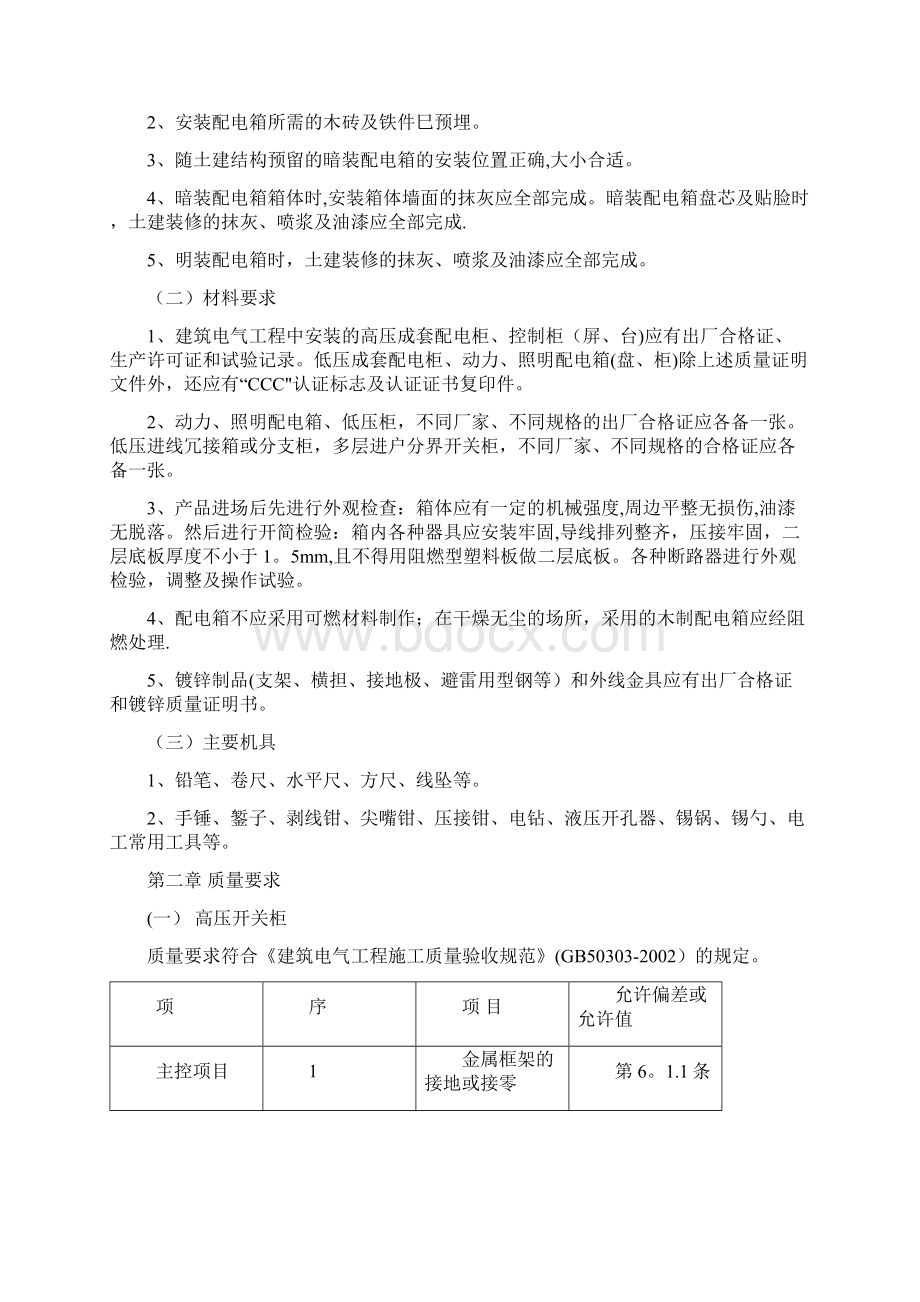 配电箱安装工程施工组织设计.docx_第2页