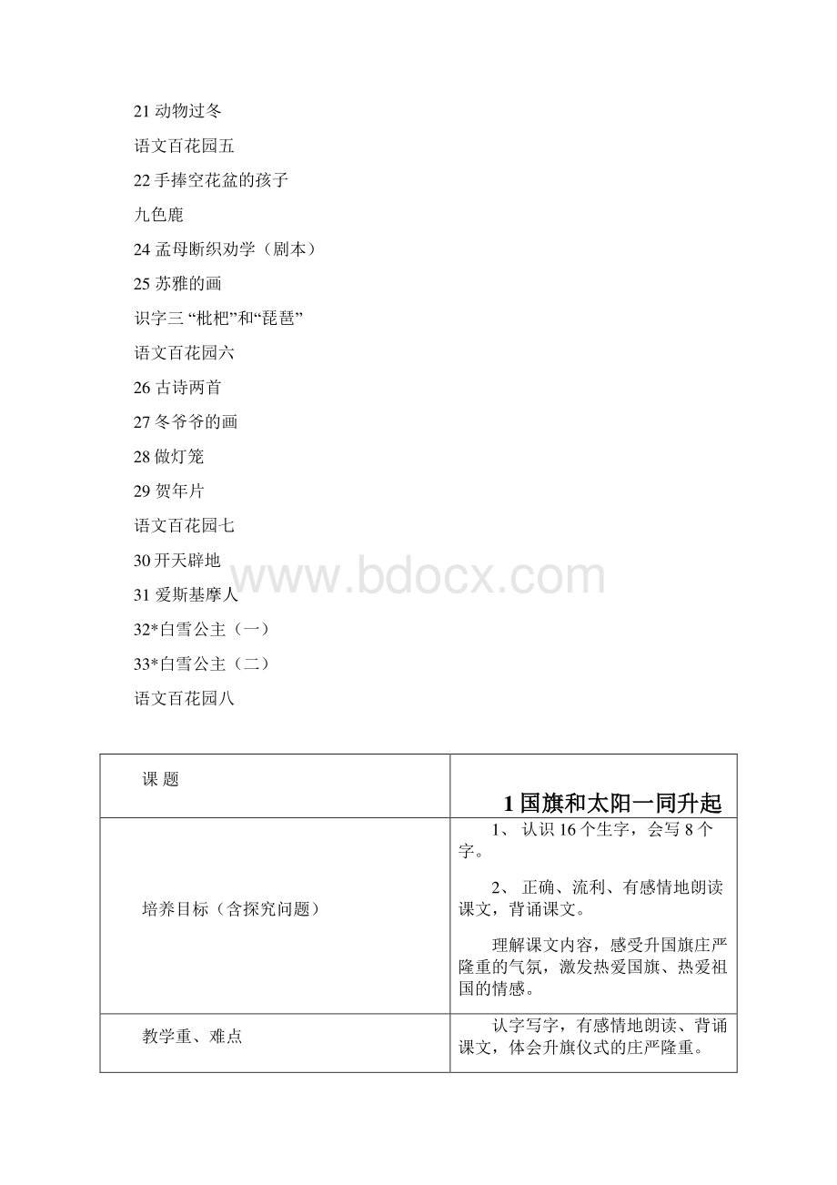 语文S版二年级上册全册教案Word文档格式.docx_第2页