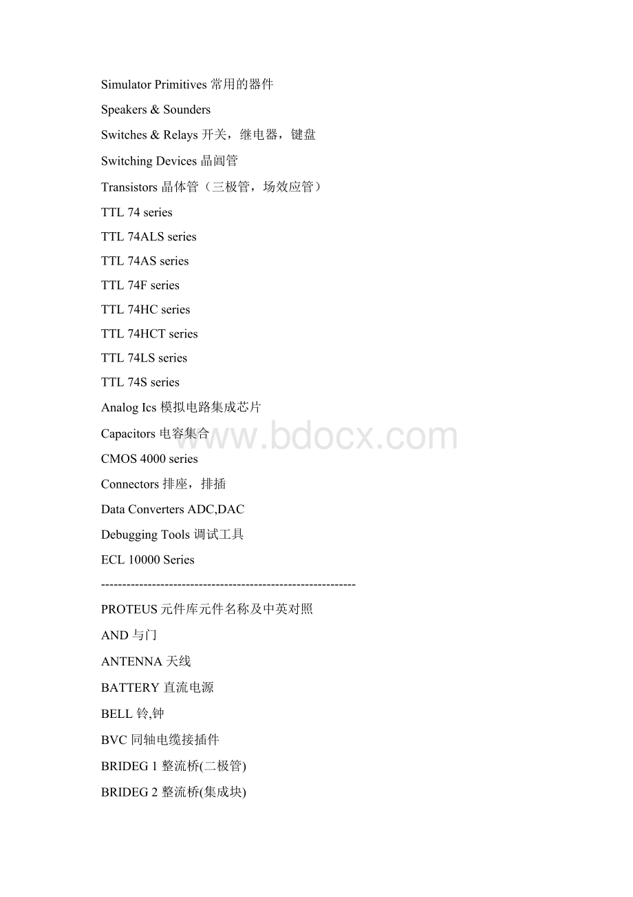 proteus元件对照表元件封装.docx_第3页