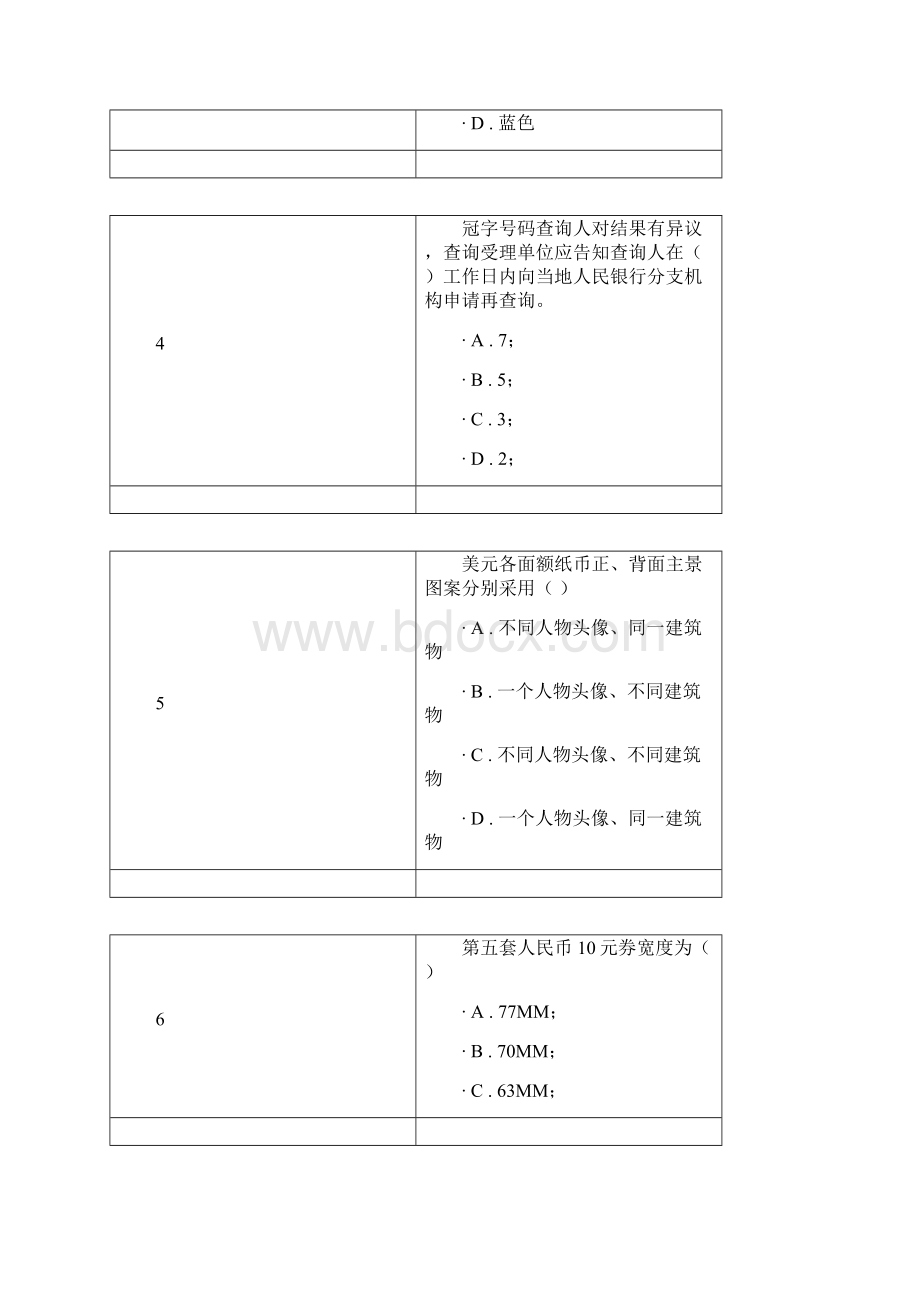 反假货币培训考试模拟试题及答案.docx_第2页