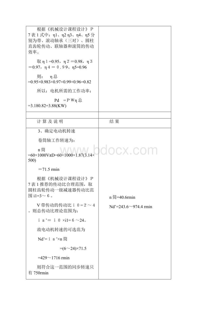 精品带式输送机传动装置中的一级圆柱齿轮减速器毕业论文说明书.docx_第3页