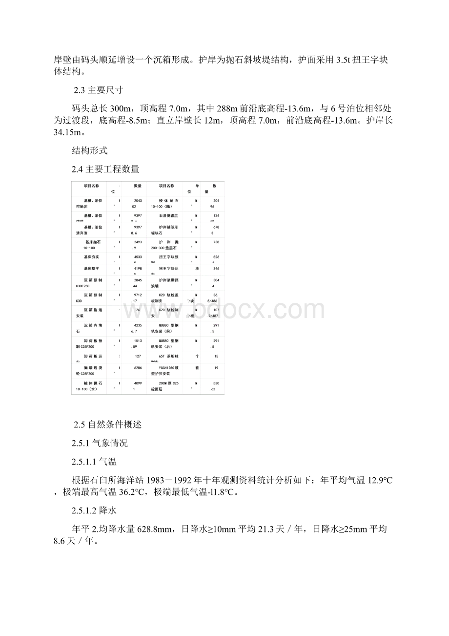 烟台港西港区液体化工码头自然条件.docx_第2页