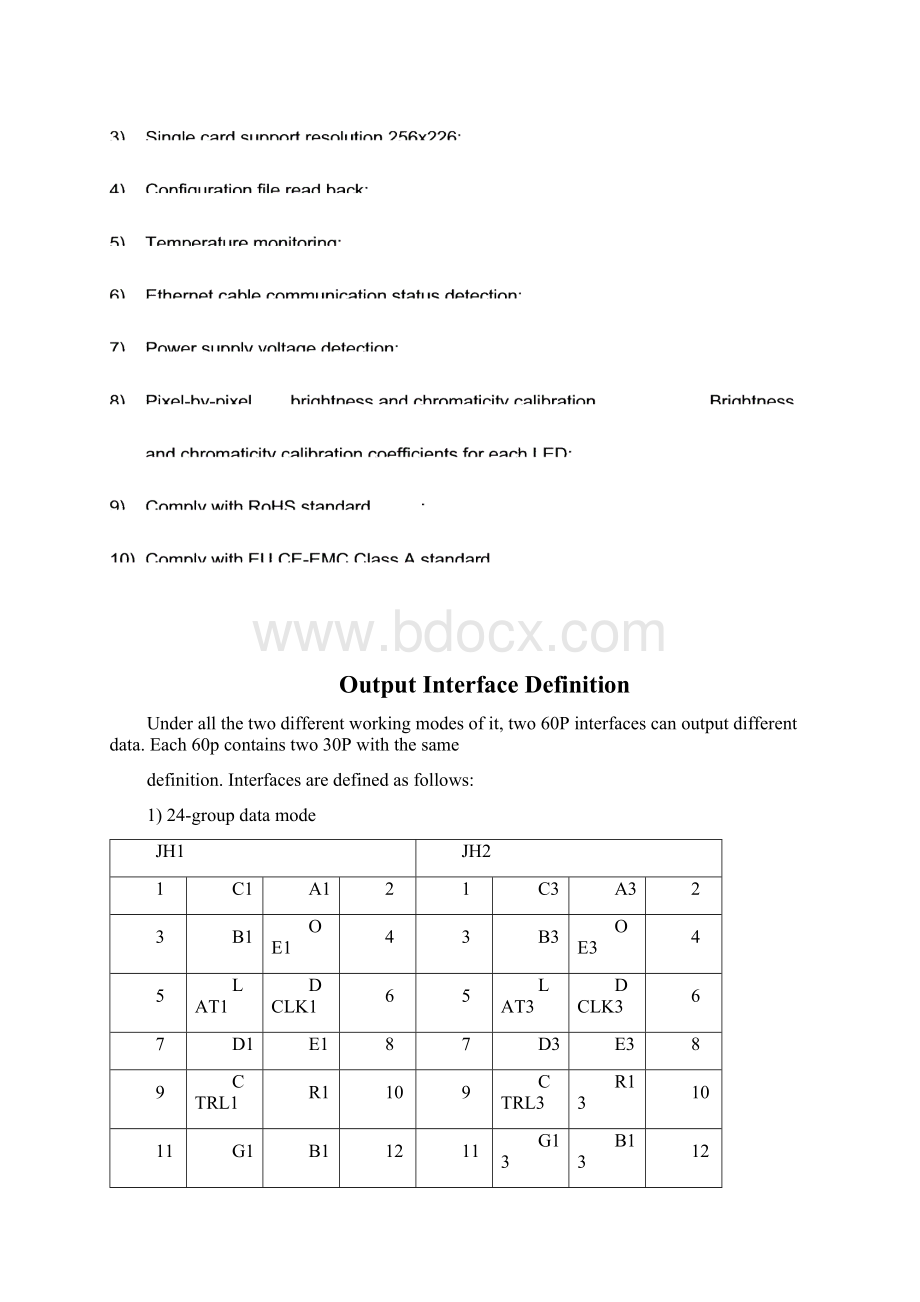 诺瓦科技LED全彩屏接收卡MRV220规格书英文版文档格式.docx_第3页