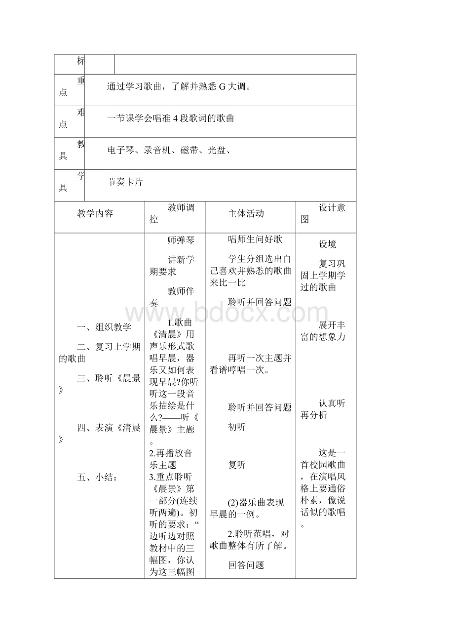 最新人音版音乐小学五年级上册67页优质课教案.docx_第3页