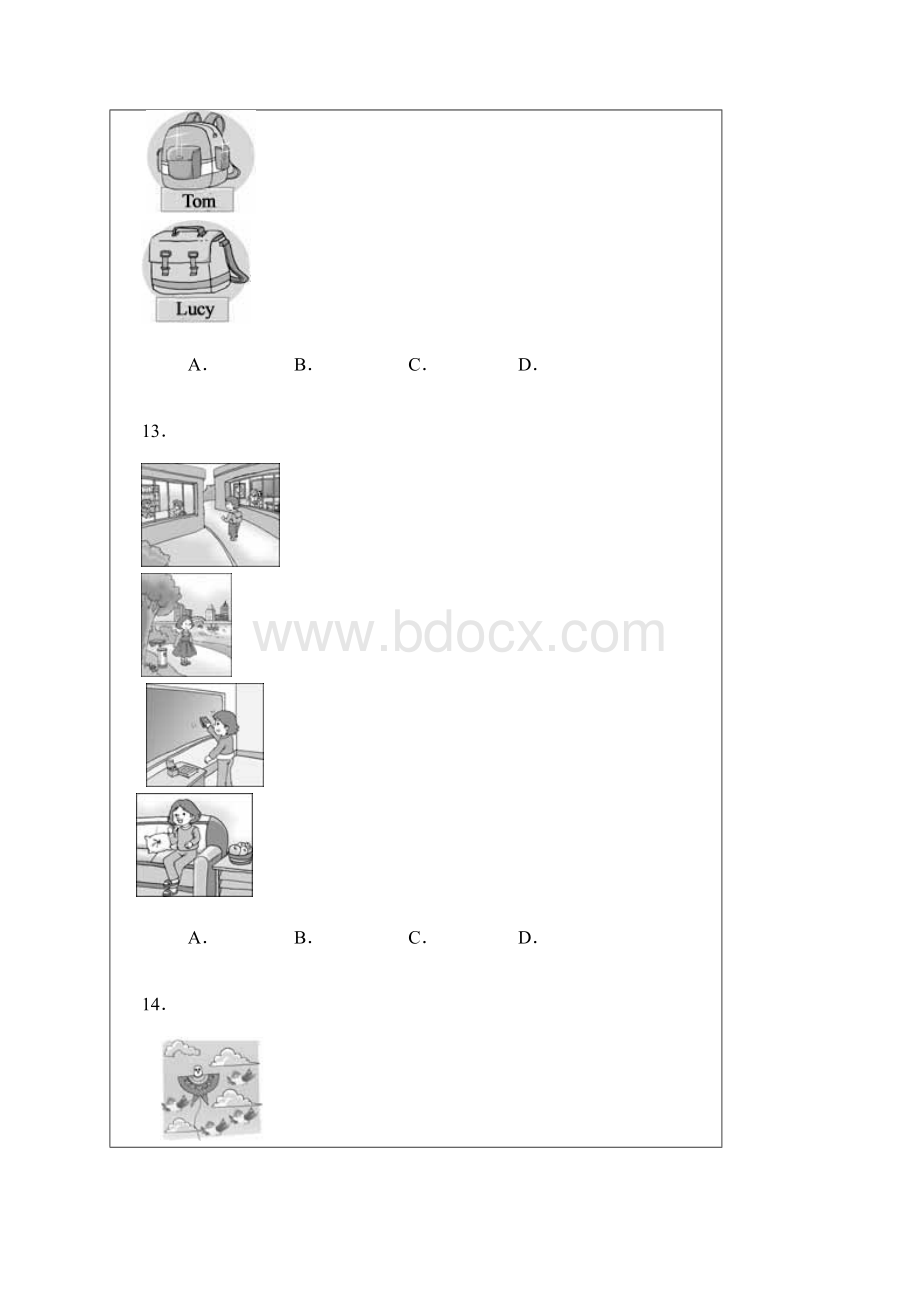 全国中学生英语能力竞赛NEPCS初赛初一组试题.docx_第3页