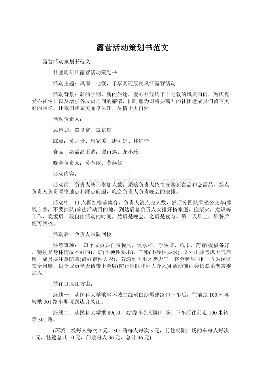 露营活动策划书范文.docx