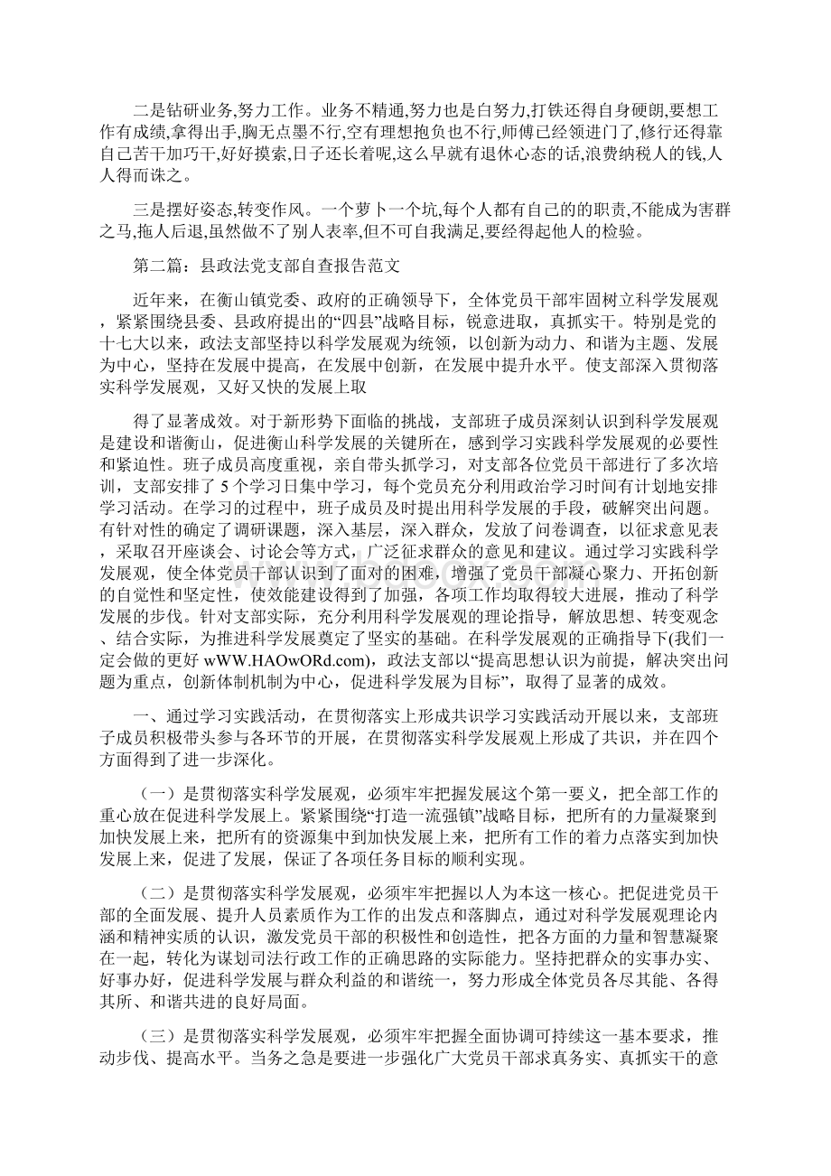 政法工作自查报告样本.docx_第2页