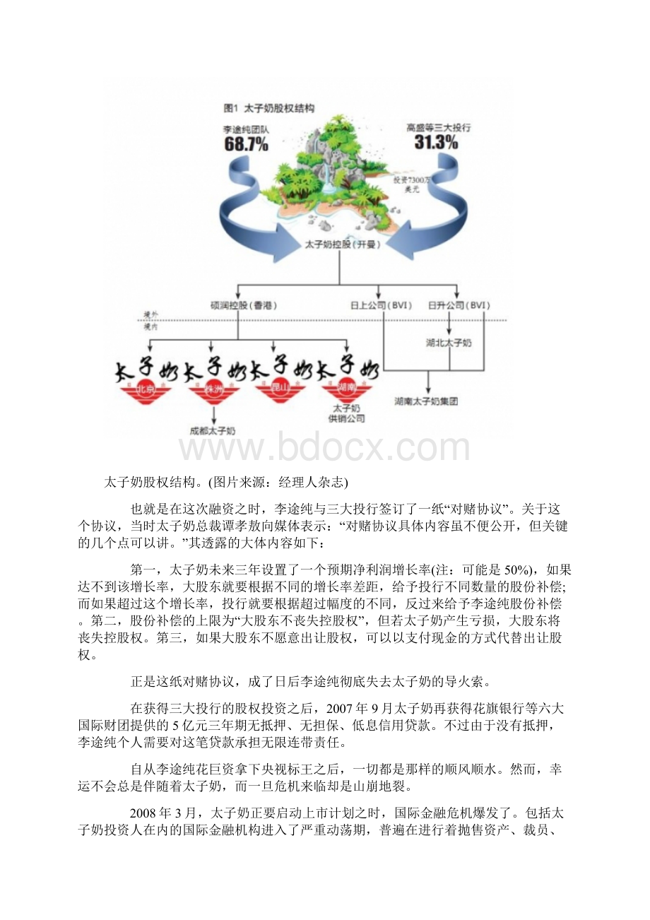 太子奶融资悲剧李途纯与投行的一场致命对赌.docx_第3页