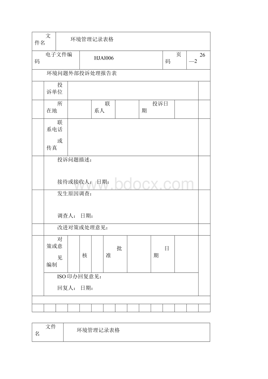 环境管理记录表格.docx_第2页