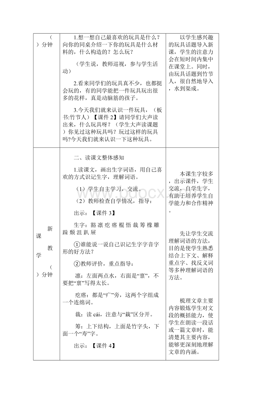 部编六年级上册语文竹节人教案.docx_第2页