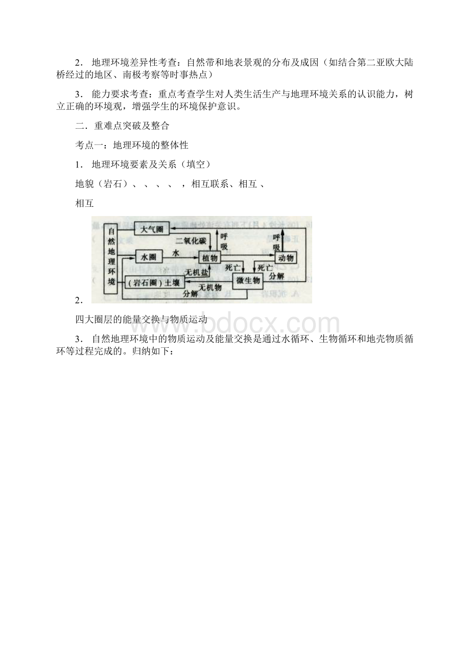 《自然地理环境的整体性和差异性》专题复习文档格式.docx_第2页