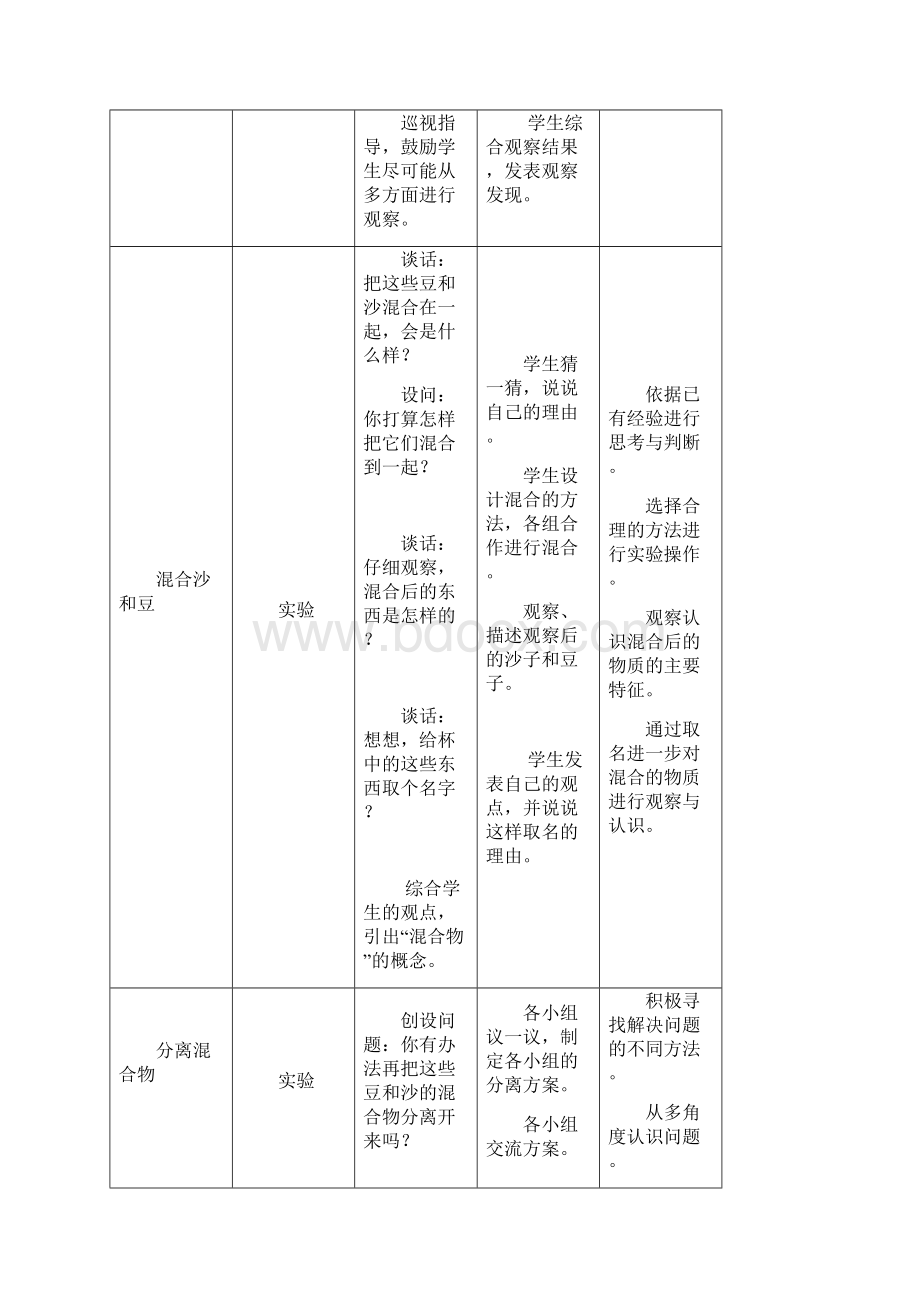 教科版科学三下《混合身边的物质一》教案.docx_第2页