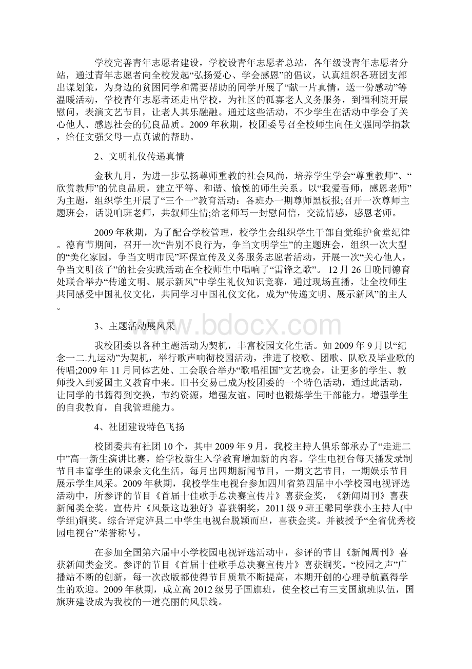 团委书记个人述职报告记录.docx_第2页